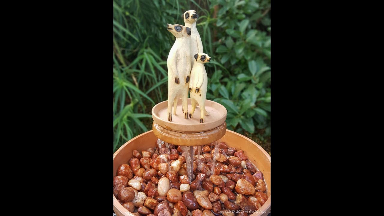 DIY CD Spindle Water Feature