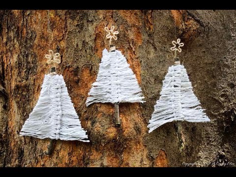 Macrame Christmas Trees