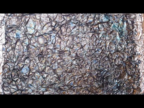 Alcohol inks and Foil Inlay