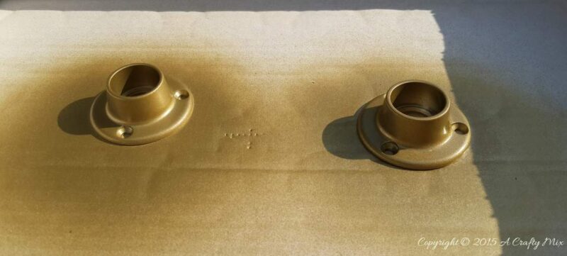 Spray Paint the flanges