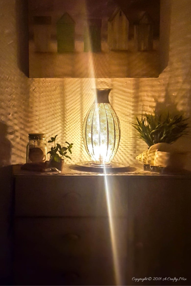 How to turn an inexpensive metal urn into a beautiful Moroccan styled night light. Easy to follow tutorial #ACraftyMix