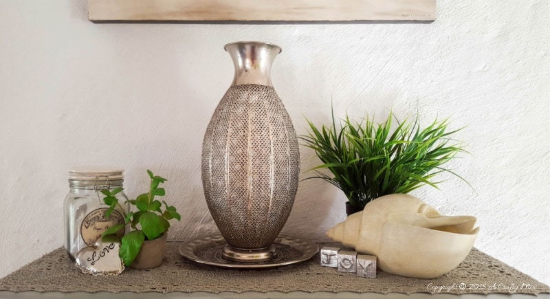 How to turn an inexpensive metal urn into a beautiful Moroccan styled night light. Easy to follow tutorial #ACraftyMix
