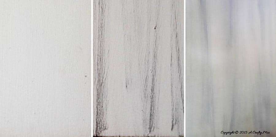 How we used gulder's paste and chalk paint to create a weathered look
