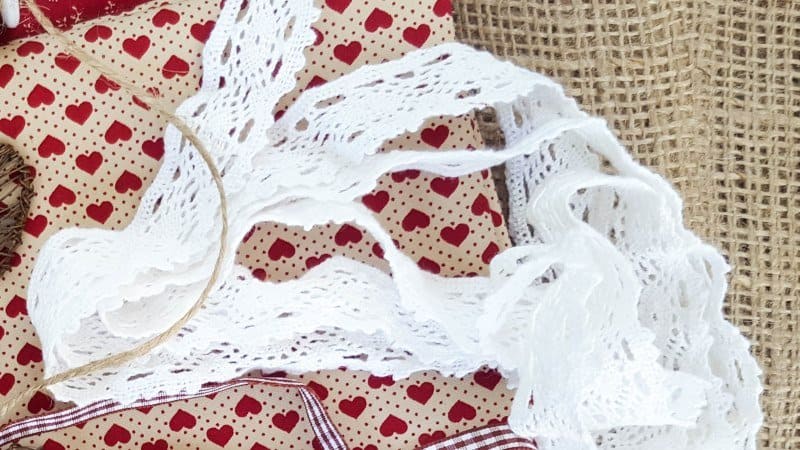 New lace that still needs to be stained for a well-worm look