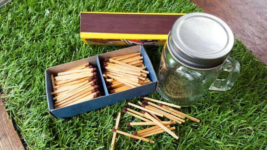 What you need to make mason jar match stick holders #giftideas #DIYGiftsmen #giftideasmen #acraftymix