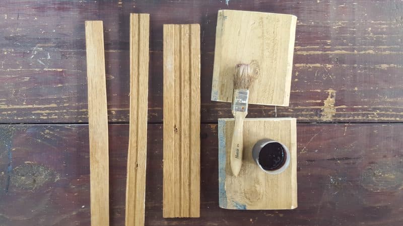 Stain the wood