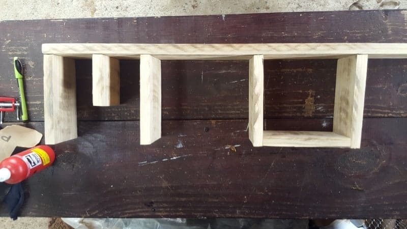 After adding the O and E
