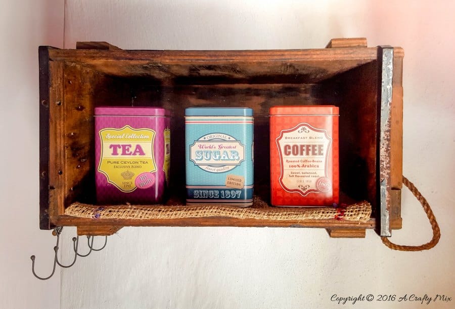 Old ammo boxes can be put to good use by converting them into small cupboards