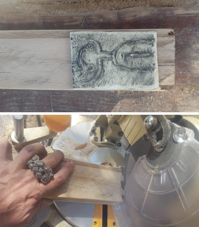 Measure and cut the pallet to size