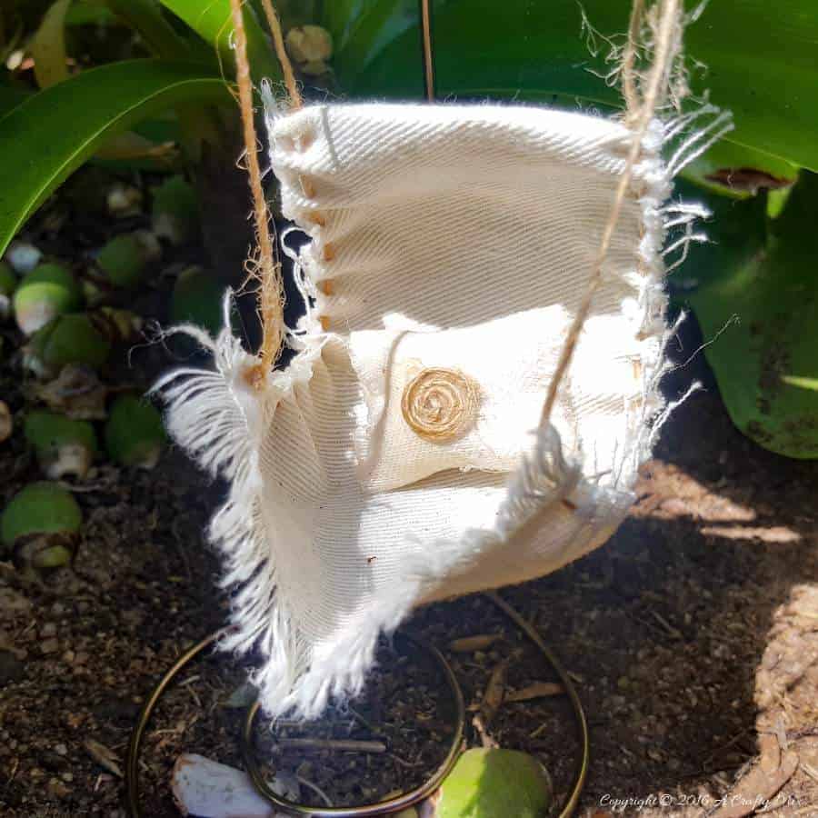 Make a fairy hammock and spoil those fae folk - Easy DIY with full tutorial on the blog