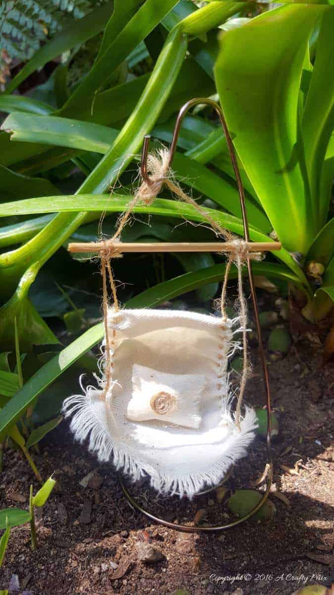 Make a fairy hammock and spoil those fae folk - Easy DIY with full tutorial on the blog