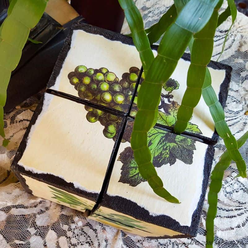 How to make a 3D Block puzzle from scrap wood. Fun, easy and customizable to suit any decor style. #DIYPuzzle #DIYDecor #PalletProjects #ACraftyMix #WoodOffCuts
