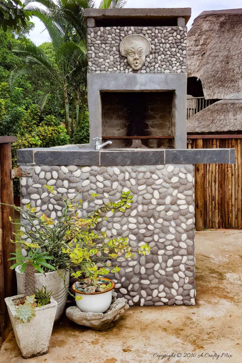 This step-by-step tutorial will show you how to tile a patio in a morning with out any fancy tools. Get the full "how to" at a Crafty Mix. #DIYPatio #Outdoor