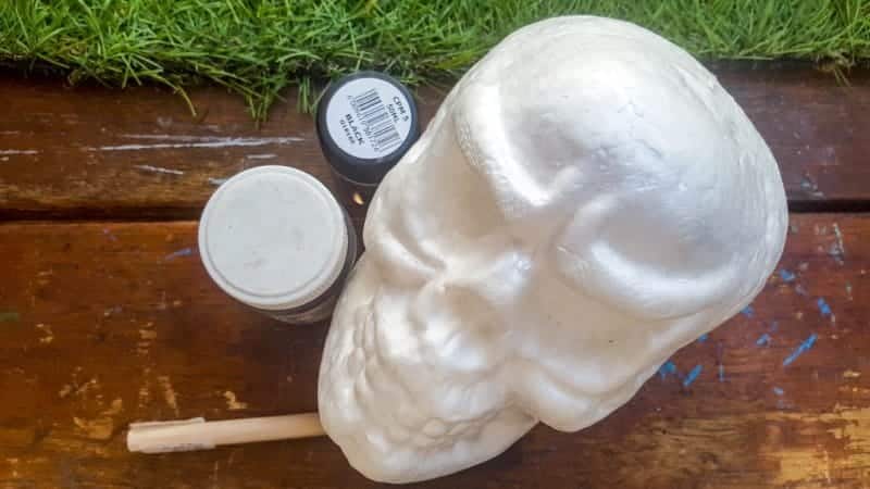What you need to give a skull a spooktacular makeover