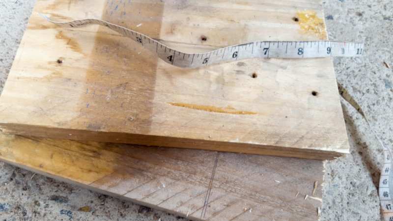 Measure and cut the wood