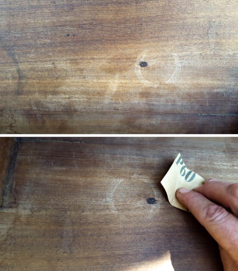 Trying to get rid of the water stains