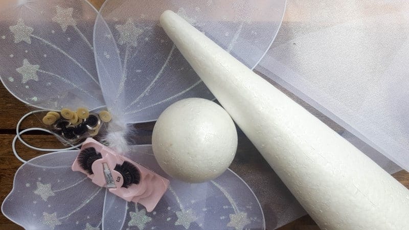 What you need to make the big eyed angel