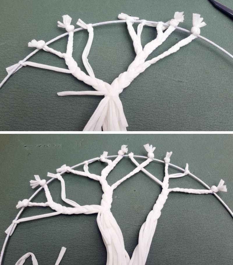 Continue adding more branches in the same way