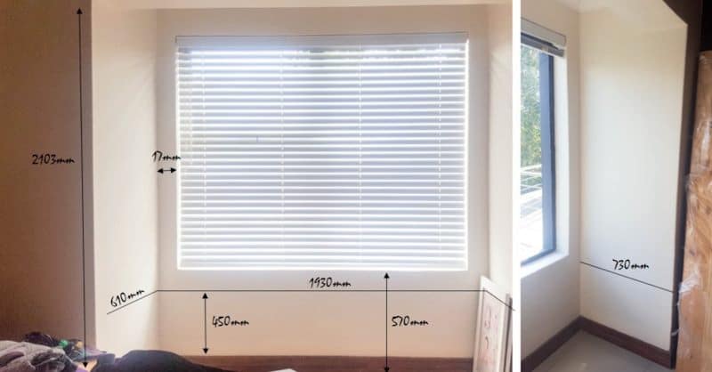 Take as many before photos as possible and measure three times