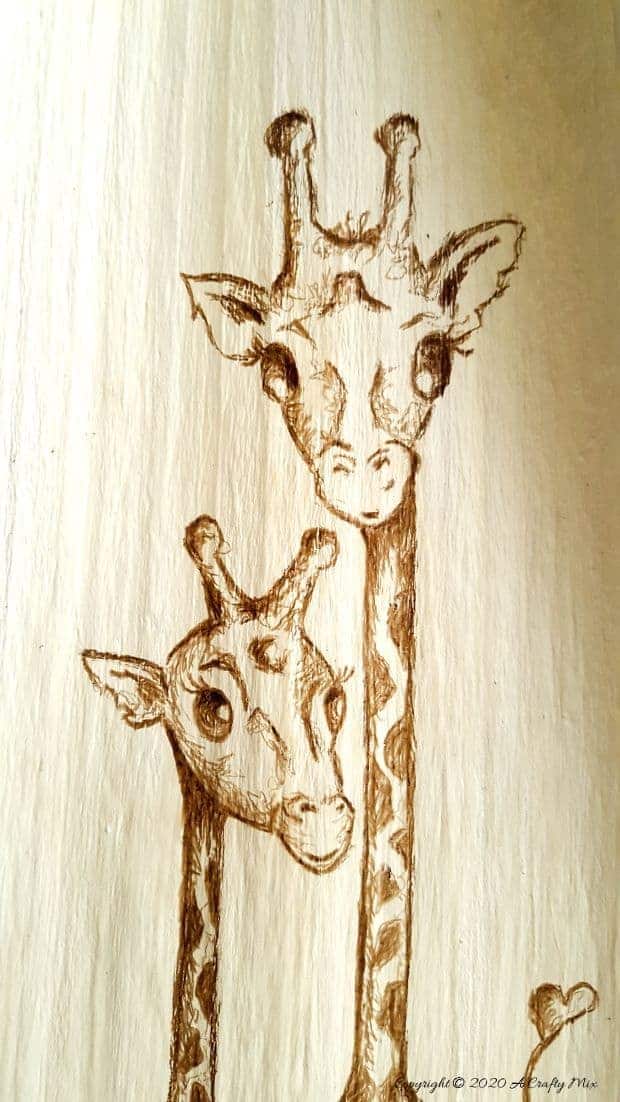 Artists use gesso to prepare a canvas for painting. Here's an easy recipe how you make your own and turn almost anything into a canvas. #GessoRecipe #Makeyourown #Acraftmix #ArtSupplyDIY #FreeTemplate #CuteGiraffes #FreeDownload