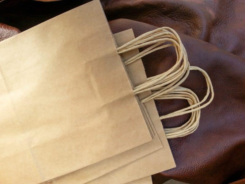Repurpose brown paper bags to make a Lord of the Rings inspired journal