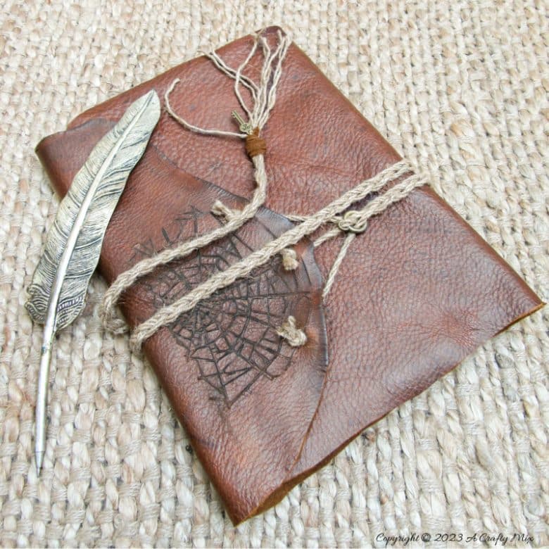 A lovely idea for a DIY back to school gift for someone who deserves something a little different. A hand bound manuscript that let's them explore their creativity