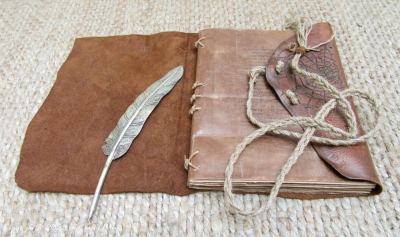 A lovely idea for a DIY back to school gift for someone who deserves something a little different. A hand bound manuscript that let's them explore their creativity