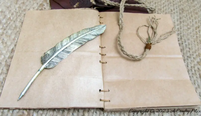 A lovely idea for a DIY back to school gift for someone who deserves something a little different. A hand bound "Lord of the Rings" manuscript that let's them explore their creativity