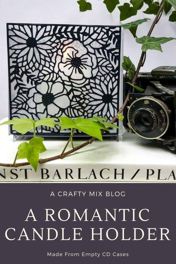How to make a romantic candle holder from empty CD Cases