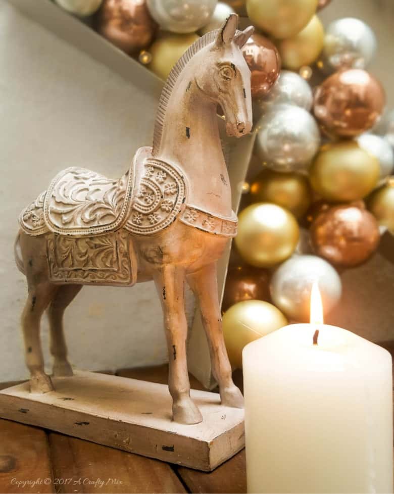 Add a touch of magic to your Christmas decor and make this stunning and simple bauble and light filled star
