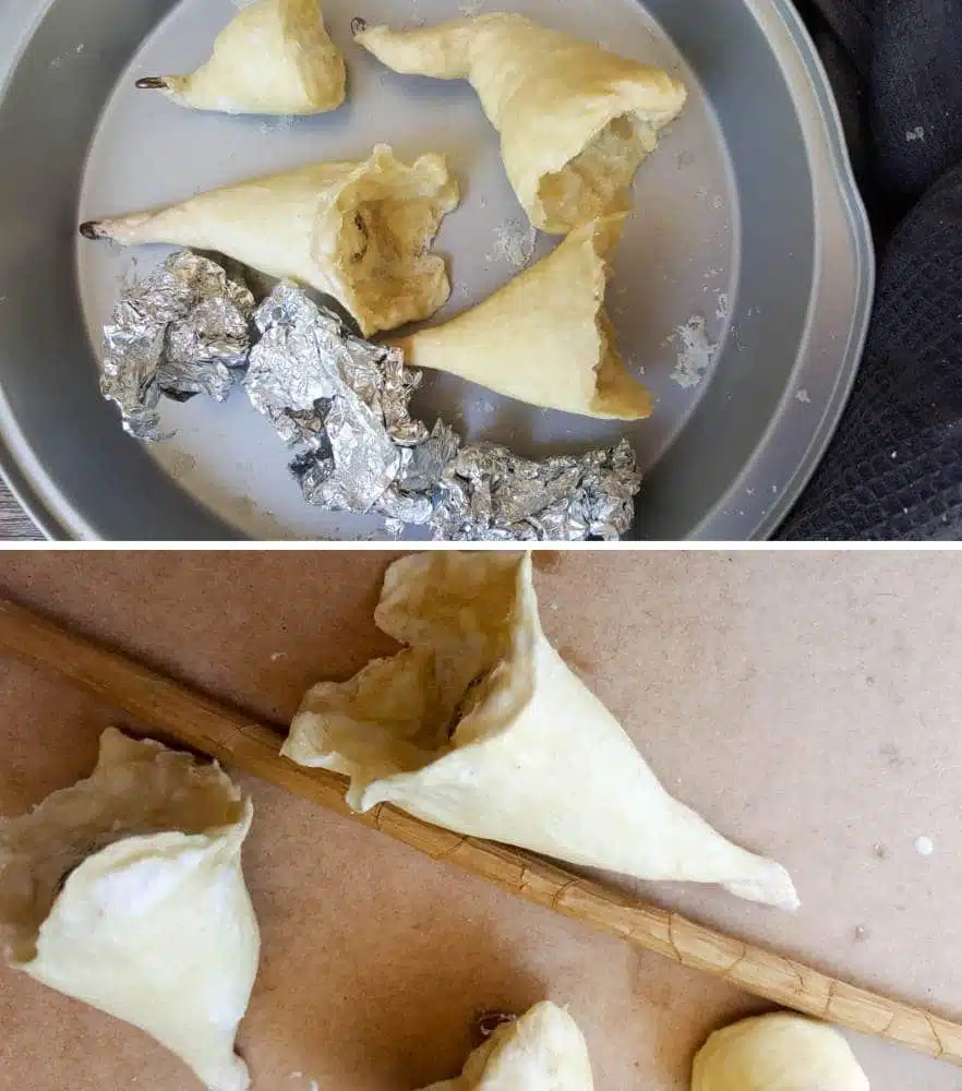 Crafting is fun. How to make baked cotton ball mushrooms with things you have at home. #CraftMushrooms #CottonCrafts #FairyGarden #CottonOrnaments #CraftTutorial
