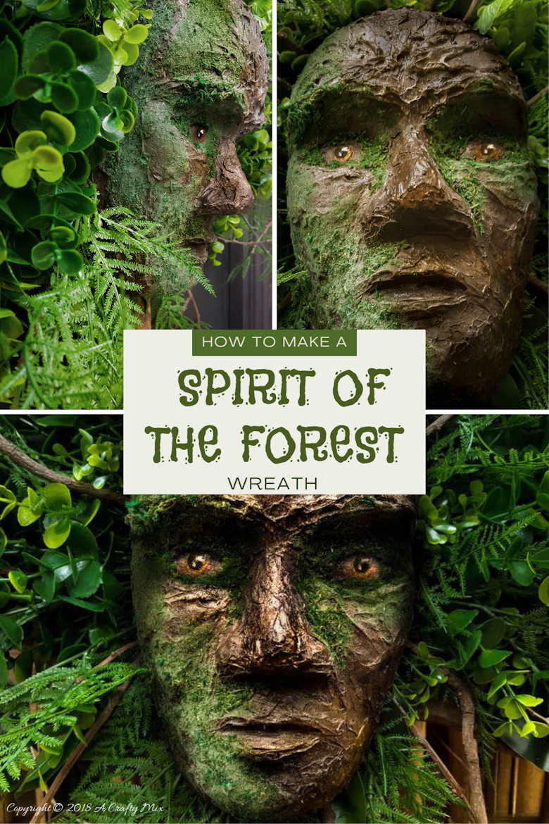Unleash your creativity and embark on a fantastical crafting adventure with our detailed step-by-step guide to make this Spirit of the Forest wreath! Perfect for Halloween or to welcome in Spring, the wreath can be made in a morning and doesn't require any special tools. Get the full tutorial at #ACraftyMix