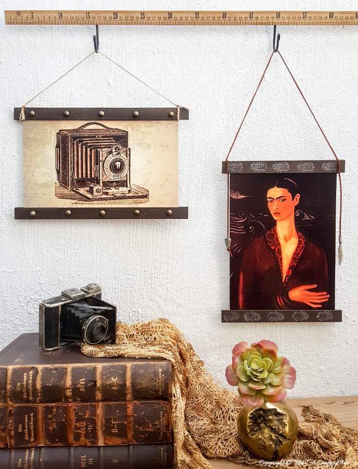 Looking for a unique ways to display art work and photos? Come see how to make the easiest DIY picture frames ever. Simple to make, customise and store, you can group them together to create a fun gallery wall or use them one their own for a statement piece. Any size, any colour and best of all you can change the picture anytime you want #DIYPictureFrame #EasyDIYFrame #FrameTutorial