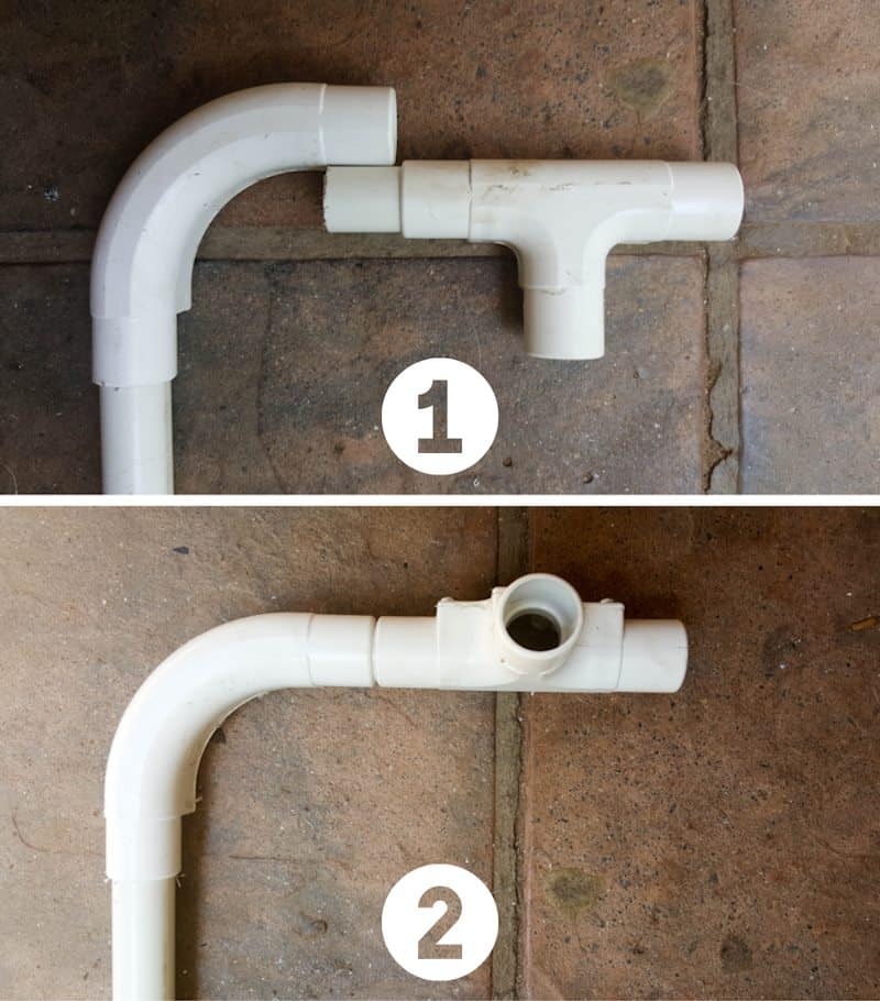 Making a pool rump for a small dog - step 1 & 2