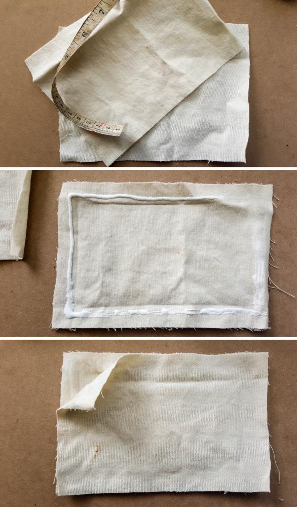 Making a no-sew tufted mattress for a fairy daybed #Fairygarden #wiredaybed #fairydaybed #fairyfurniture