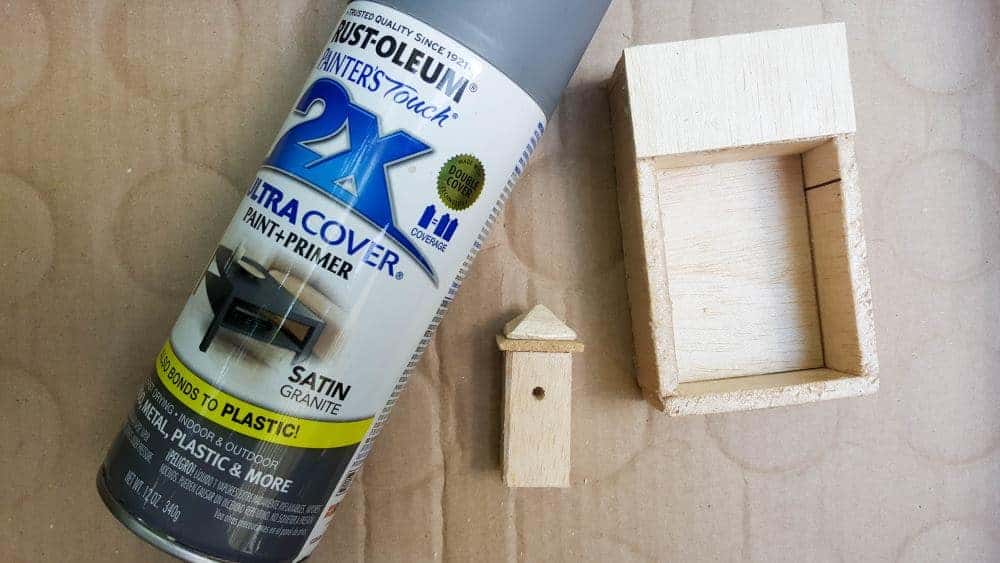 Sealing and painting the fairy water feature to make it waterproof #DIYFairyWaterFeature #WaterFeature #FairyGardens