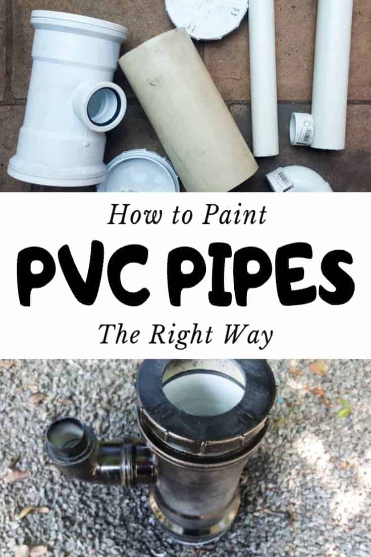 How to prep and paint PVC pipes the right way #paintingPVCPipes #DIYPaintingPVC #acraftymix #DIYTutorial