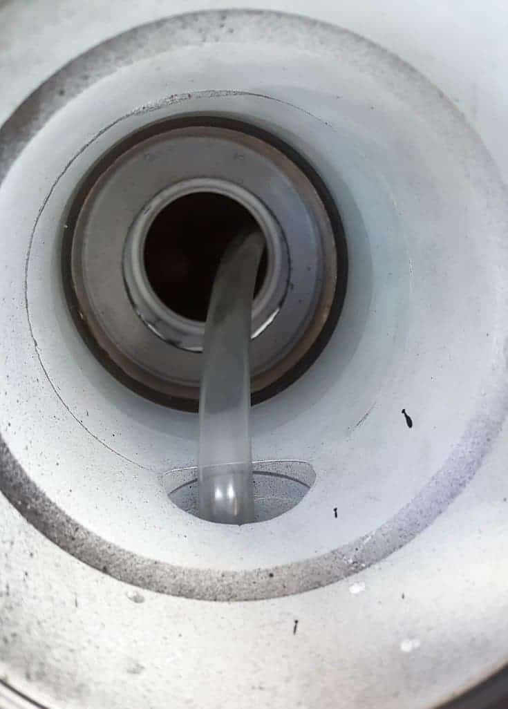 Connecting the pipe for the pump #drumwaterfeature #PVChandpump #DIYTutorial #ACraftyMix