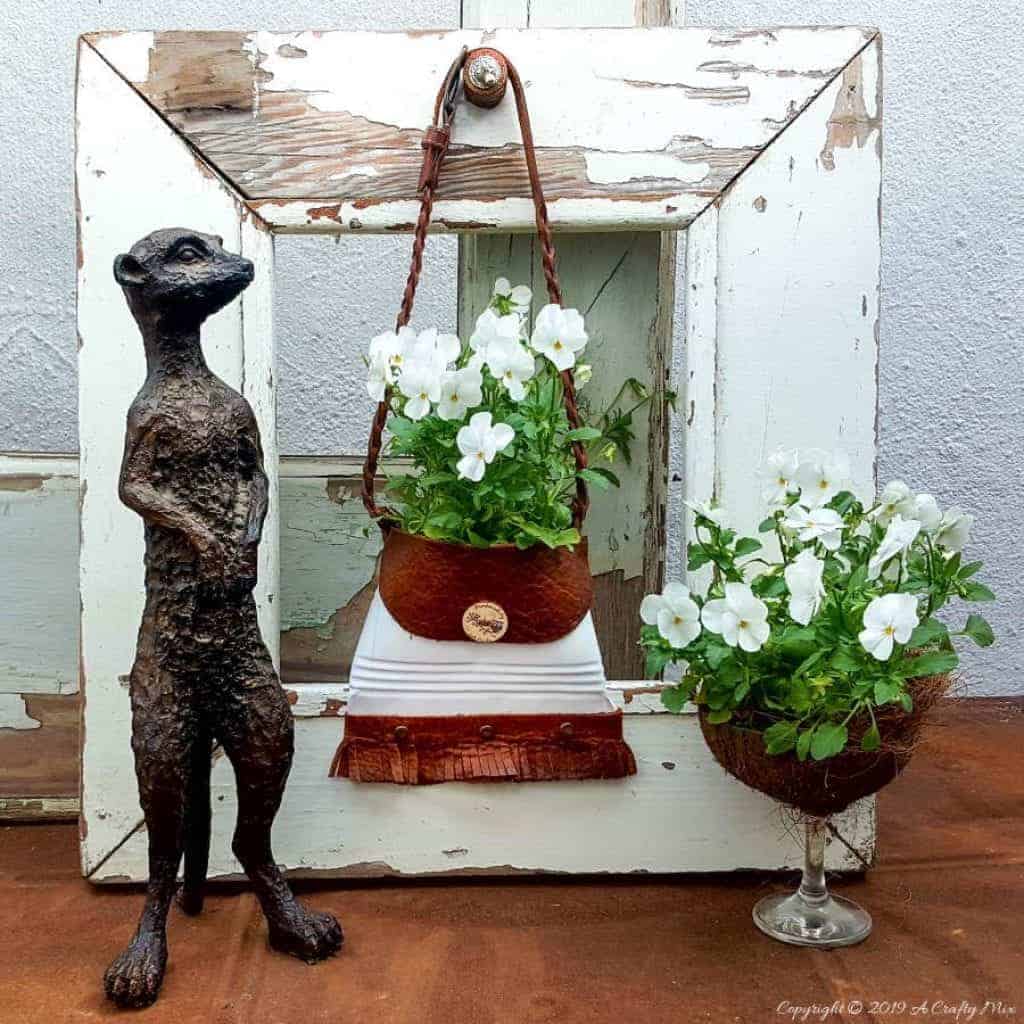 This is such a sweet idea and the tutorial was lovely. I love recycling tin cans into something that's unique and different #tincan #recycle #repurpose #tincanrecycle #tincanplanter #acraftymix #creativetincanprojects #uniquetincanDIY