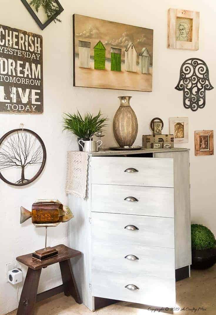 How to fix broken drawers so they NEVER wobble or fall off the railing again. A quick and easy trick that's guaranteed to work. #Tipsandtricks #acraftymix #brokendrawers #quickfix #easyDIYfix