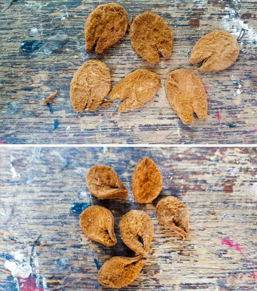 How to make the ears and tail #woodenreindeer #DIYReindeer #DIYRustyReindeer #RustyNailrepurpose #acraftymix # Reindeerdecor #reindeertemplate