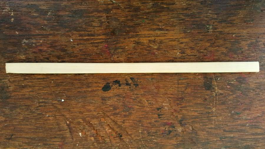 Use the calculated value to cut the skewer