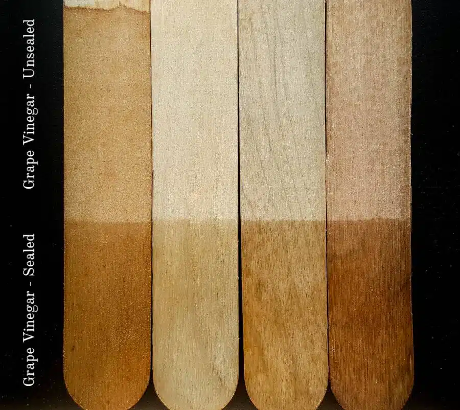 Looking for an all natural aging wood stain recipe that’s budget friendly and easy to make? Then you have to try Rusty Nail Muti. It transforms new wood into old and weathered in minutes and by making a few small adjustments you can control the color and intensity too #Naturalwoodstain #DIYWoodStain #Agingwoodstain #acraftymix #rustynail #woodstainrecipe 