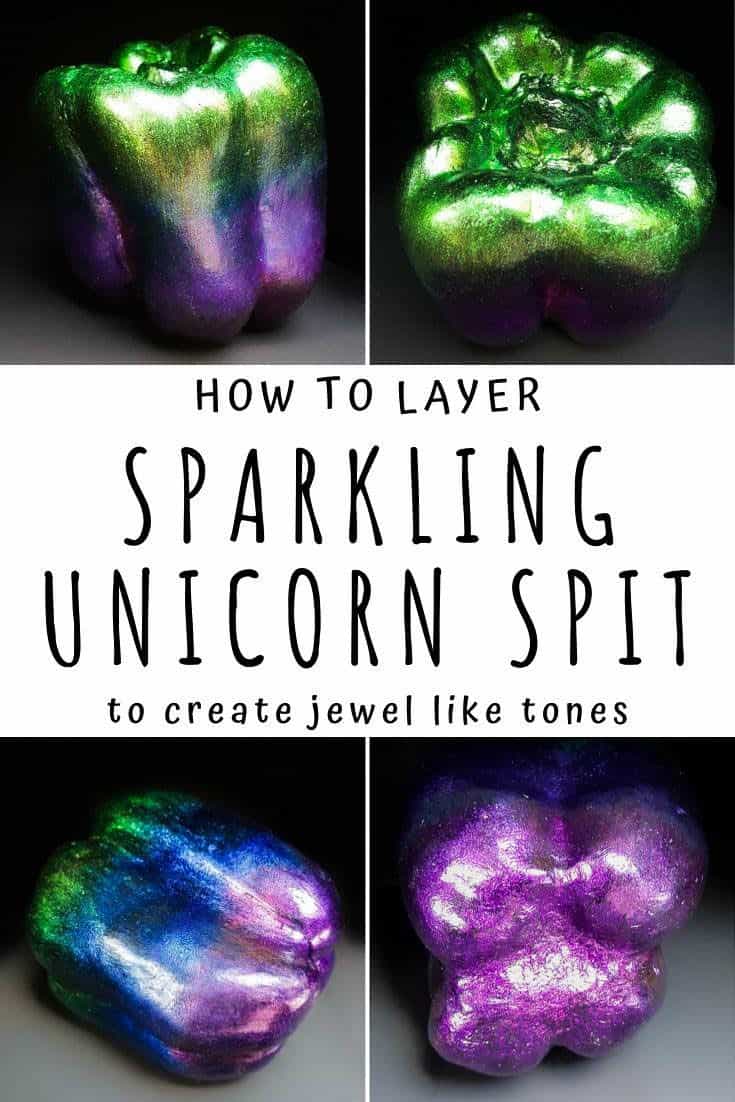 Get the full tutorial on how to achieve this gorgeous jewel-like effect by layering Sparkling Unicorn SPiT onto a concrete form. #SparklingUnicornSpit #UnicornSpitConcrete #acraftymix #Greenpepperjewel #ConcreteUnicornspit #concretejewel #unicornspitsparkling #howtouseunicornspit #unicornspittutorial #unicornspitDIY