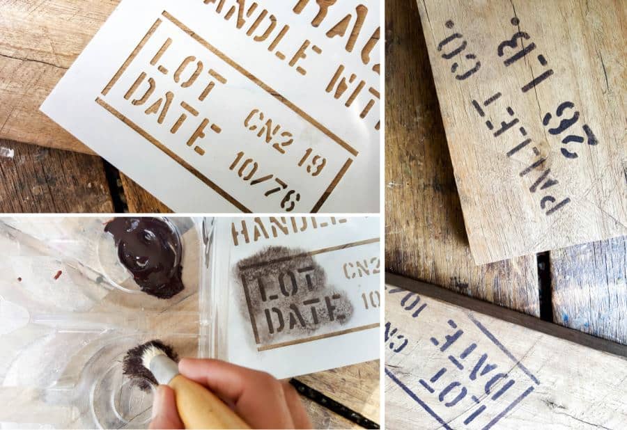 Stencil something on the sides to add character #DIYBirdFeeder #RecycledBirdFeeder #RusticBirdFeeder #aCraftyMix #Woodenbirdfeeder #PalletBirdFeeder #UniqueBirdFeeder