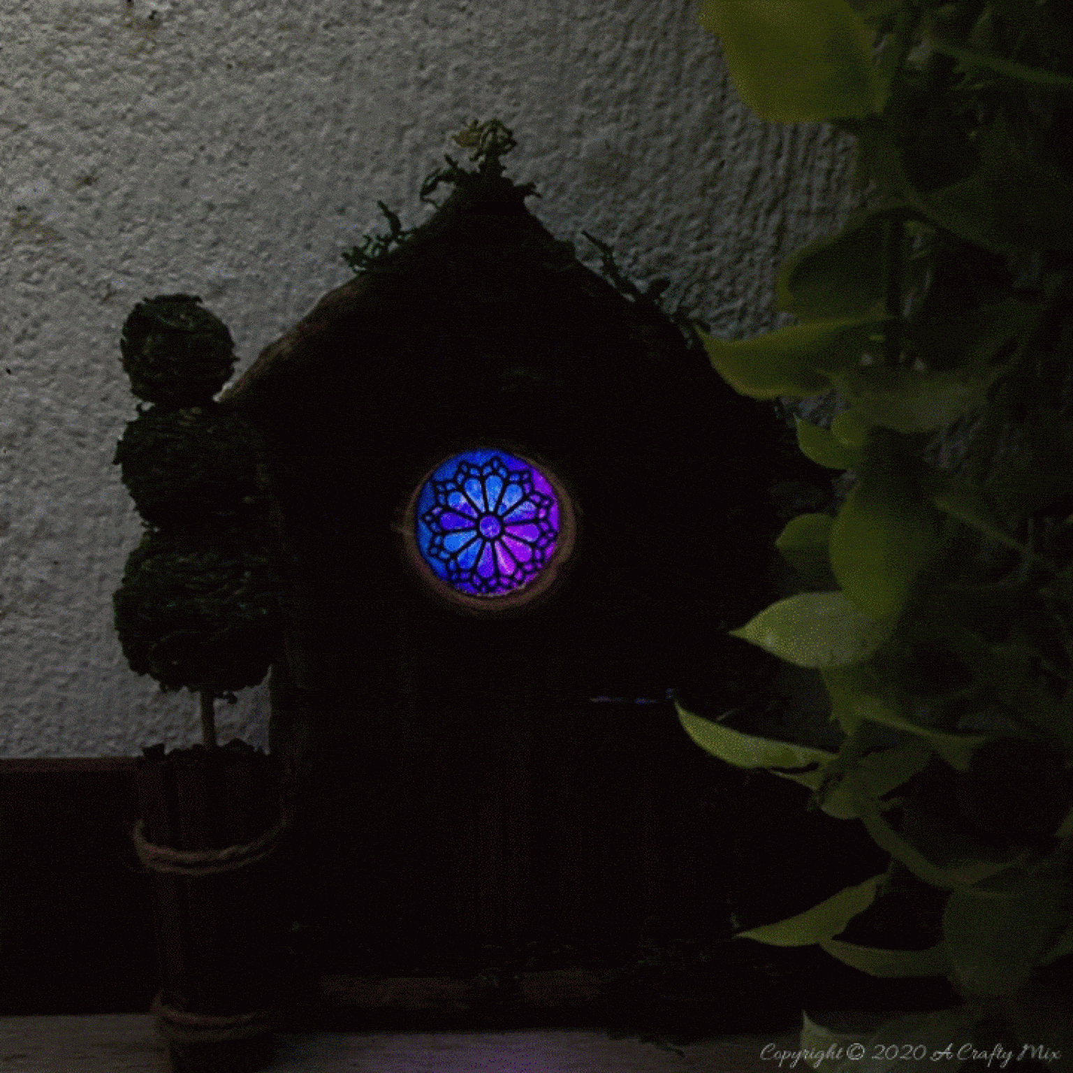 How To Make a Stained Glass Fairy Door A Crafty Mix