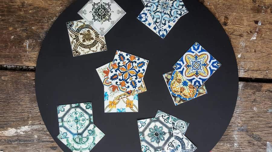 Sort the colors and patterns by tomes and detail