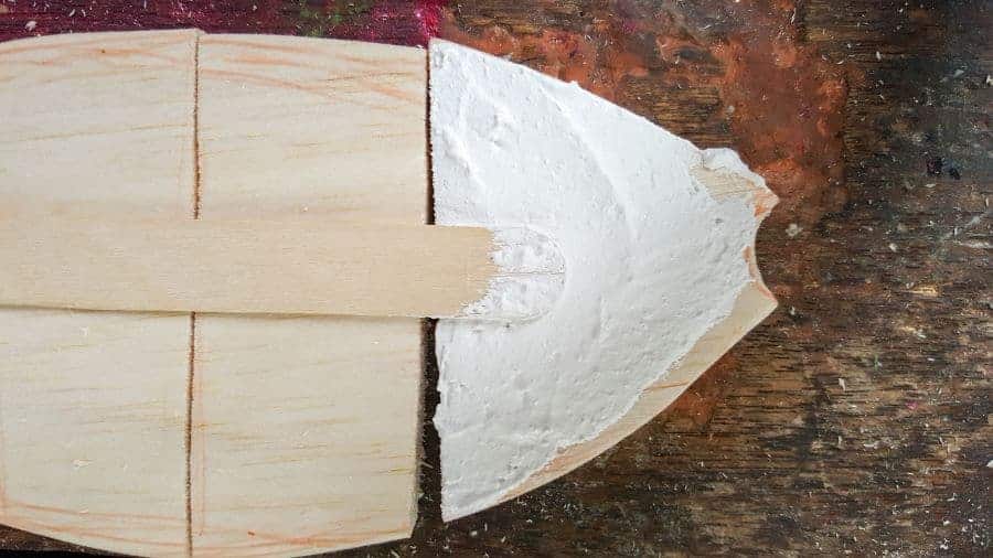 Mix some Plaster of Paris with homemade gesso to create a texture paste
