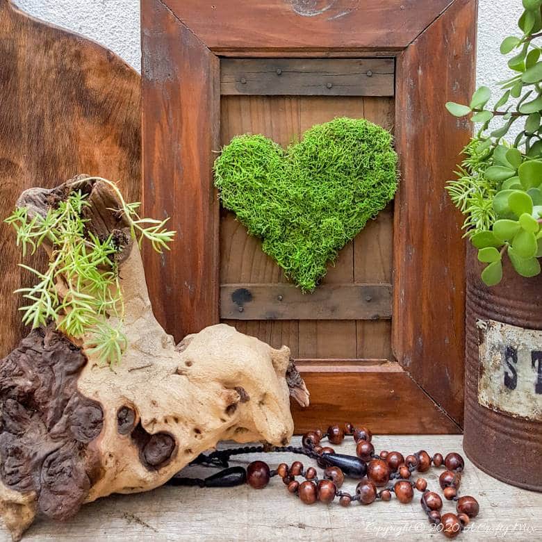 How to revive craft moss and give it it's bounce back using two common household ingredients