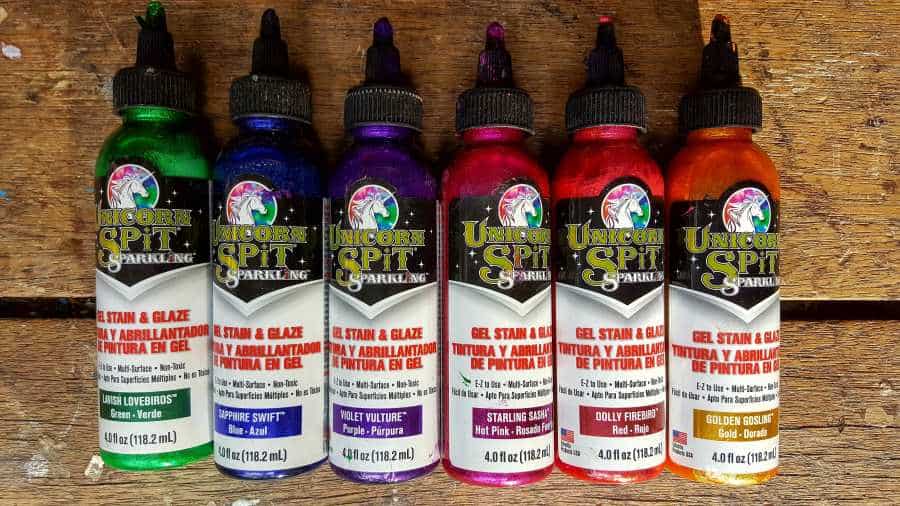 The Sparkling Unicorn SPiT colors used for the boho fish wall art
